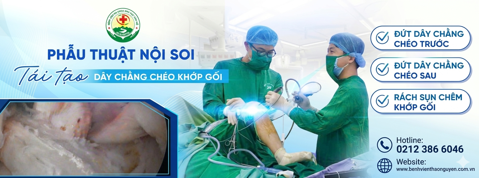 Tái tạo dây chằng chéo khớp gối